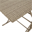 vidaXL Poly Rattan Garden Dining Set in Grey