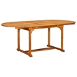 vidaXL Solid Acacia Wood Furniture Set in Black