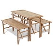 vidaXL Bamboo Small Patio Furniture in Natural