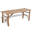 vidaXL Bamboo Small Patio Furniture in Natural