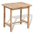 vidaXL 3 Piece Bamboo Small Furniture Set in White