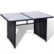 vidaXL 10 Piece Steel Furniture Set in Black