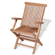 vidaXL 5 Piece Wood Furniture Set in Brown