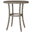 vidaXL 3 Piece Steel Bistro Set in Gray