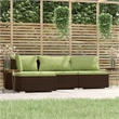 vidaXL Garden Lounge Set in Green/Brown