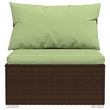 vidaXL Garden Lounge Set in Green/Brown