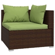 vidaXL Garden Lounge Set in Green/Brown