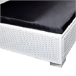 vidaXL 8 Piece Poly Rattan Patio Furniture in Black/White