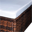 vidaXL 6 Piece Poly Rattan Patio Furniture Brown