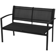 vidaXL 4 Piece Steel Patio Furniture Black