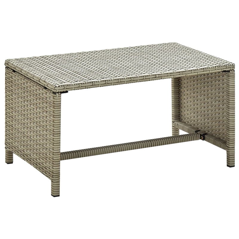 vidaXL 4 Piece Steel Sofa Set in White/Cream/Beige