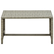 vidaXL 4 Piece Steel Sofa Set in White/Cream/Beige