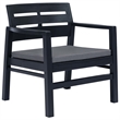 vidaXL 3 Piece Plastic Standard Furniture Set in Anthracite