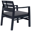 vidaXL 3 Piece Plastic Standard Furniture Set in Anthracite
