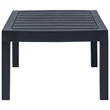 vidaXL 3 Piece Plastic Standard Furniture Set in Anthracite
