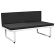 vidaXL 5 Piece Sofa Set in Black/White