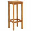 vidaXL 3 Piece Solid Acacia Wood Standard Bar Set in Natural