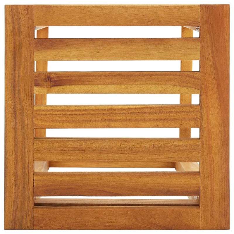 vidaXL 3 Piece Solid Acacia Wood Standard Bar Set in Natural