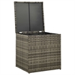 vidaXL 4 Piece Steel Patio Furniture Gray