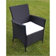 vidaXL 9 Piece Poly Rattan Garden Furniture Set in Black