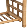 vidaXL 4 Piece Bamboo Medium Sofa Set in Brown
