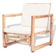 vidaXL 4 Piece Bamboo Medium Sofa Set in Brown