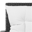 vidaXL 5 Piece Steel Sofa Set in Black/White/Cream