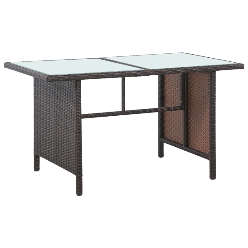 vidaXL 5 Piece Steel Sofa Set in Brown/Cream