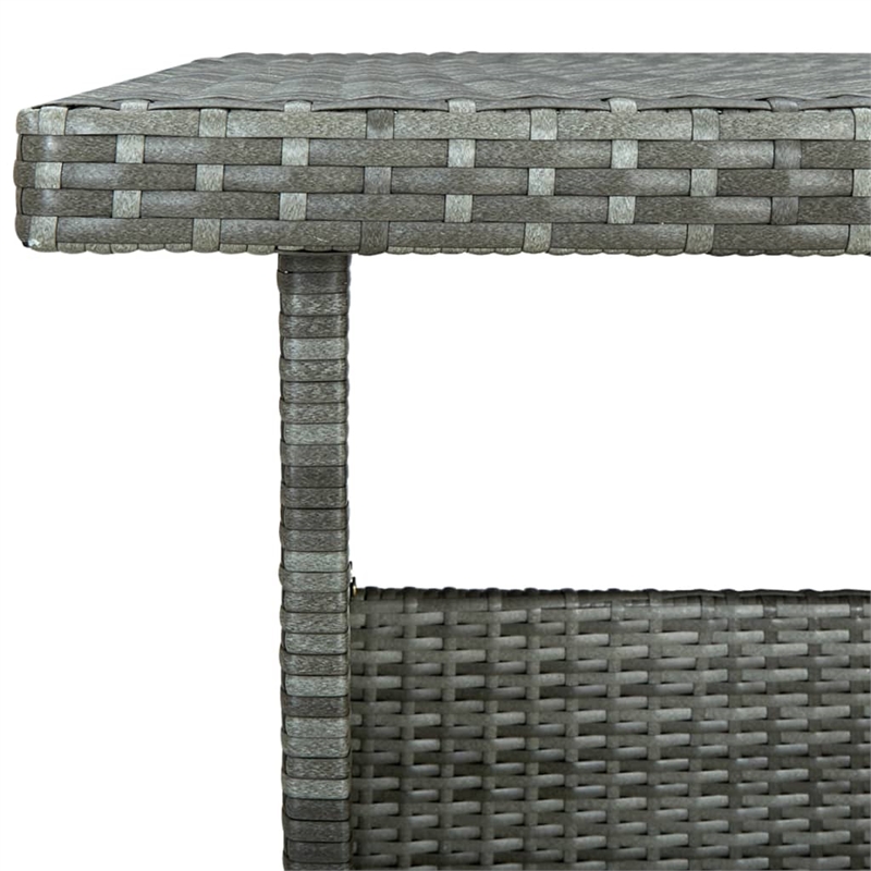 vidaXL 6 Piece Steel Garden Lounge Set in Gray