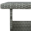 vidaXL 6 Piece Steel Garden Lounge Set in Gray