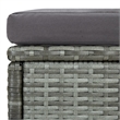 vidaXL 6 Piece Steel Garden Lounge Set in Gray