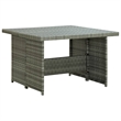 vidaXL 6 Piece Steel Garden Lounge Set in Gray