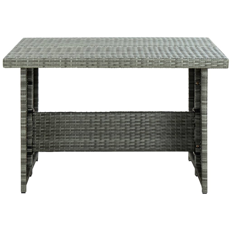vidaXL 6 Piece Steel Garden Lounge Set in Gray