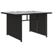 vidaXL 10 Piece Steel Garden Lounge Set in Black