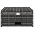 vidaXL Steel Sofa Set in Gray