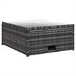 vidaXL Steel Sofa Set in Gray