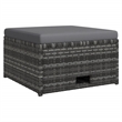 vidaXL Steel Sofa Set in Gray