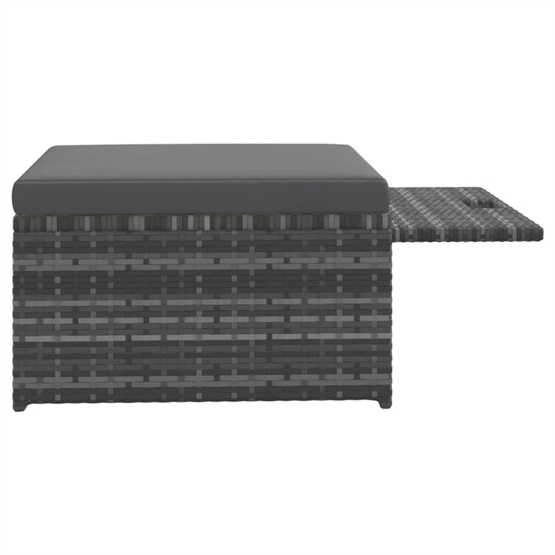 vidaXL Steel Sofa Set in Gray