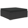 vidaXL 8 Piece Steel Lounge Set in Black