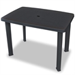 vidaXL 3 Piece Plastic Medium Bistro Set in Anthracite