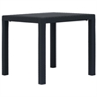 vidaXL 3 Piece Plastic Standard Bistro Set in Anthracite