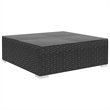 vidaXL 4 Piece Poly Rattan Large Lounge Set in Black