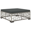 vidaXL 6 Piece Poly Rattan Garden Lounge Set in Gray