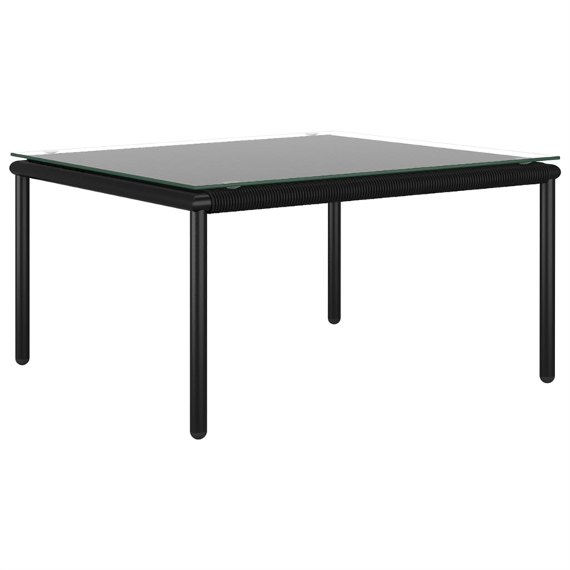 vidaXL 6 Piece Steel Garden Lounge Set in Black