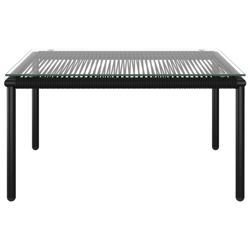 vidaXL 6 Piece Steel Garden Lounge Set in Black