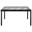 vidaXL 6 Piece Steel Garden Lounge Set in Black