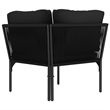 vidaXL Garden Lounge Set in Black/Anthracite