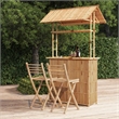 vidaXL Steel Bar Set in Natural