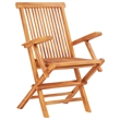 vidaXL 7 Piece Wood Large Furniture Set in Natural
