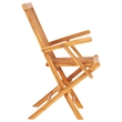 vidaXL 7 Piece Wood Large Furniture Set in Natural